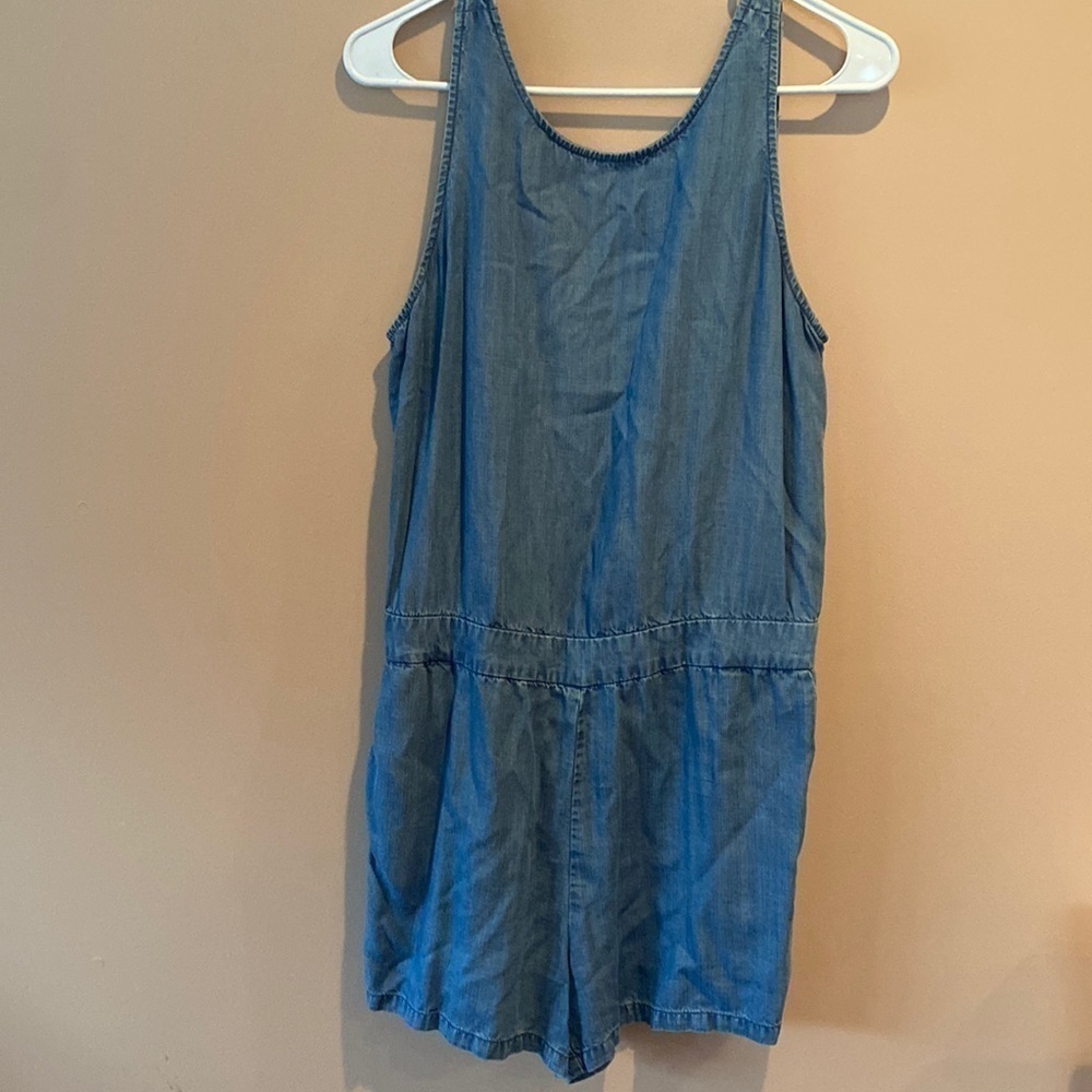 Stitch Fix Denim Romper - Picture 1 of 5